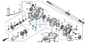 TRX500FPEB drawing FINAL DRIVEN GEAR