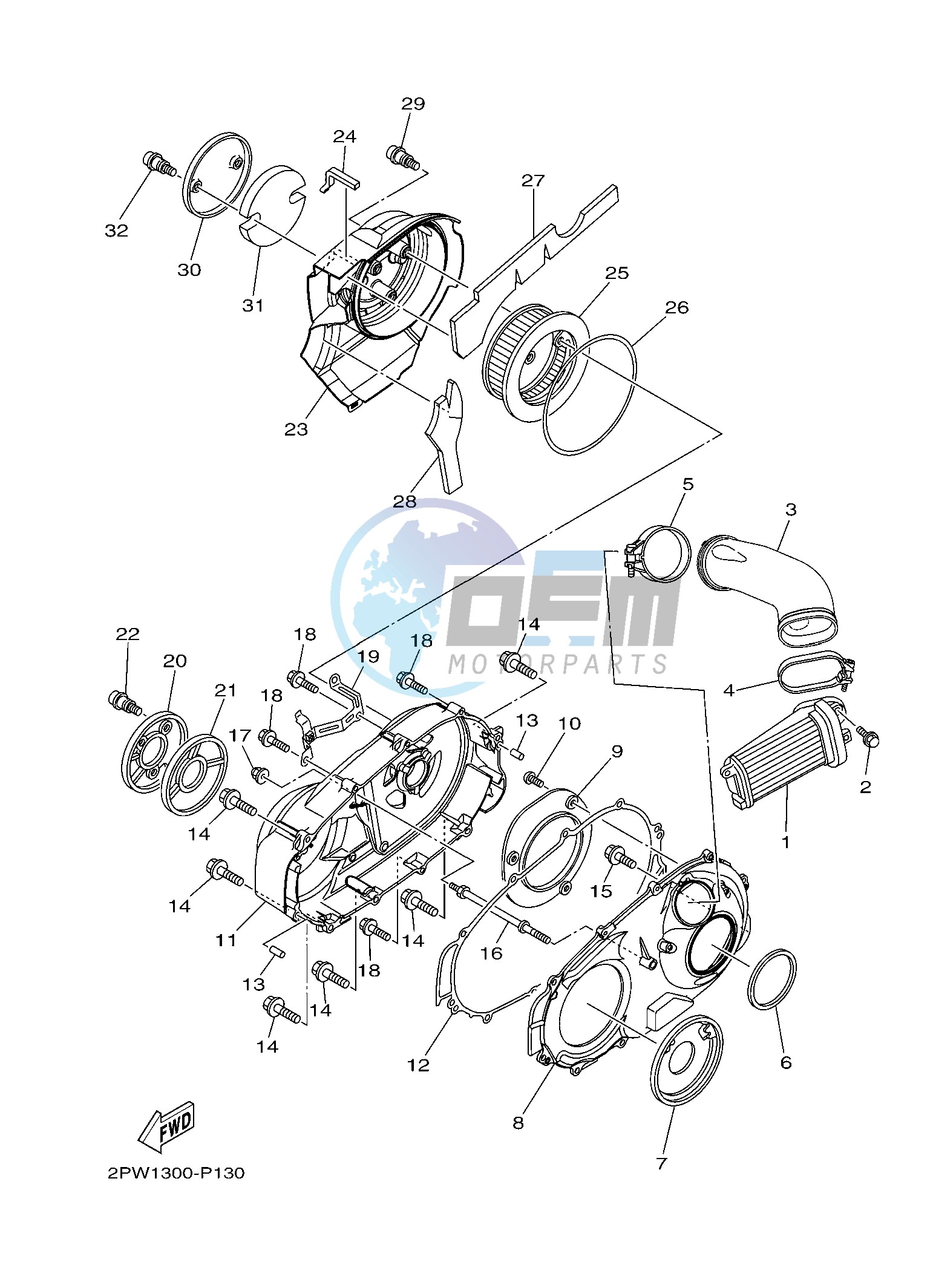 CRANKCASE COVER 2