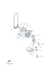 MTM850 MTM-850 XSR900 (B908) drawing OIL PUMP