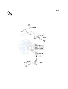 KAF 620 F MULE 3020 TURF (F1-F3) MULE 3020 TURF drawing GEAR CHANGE MECHANISM