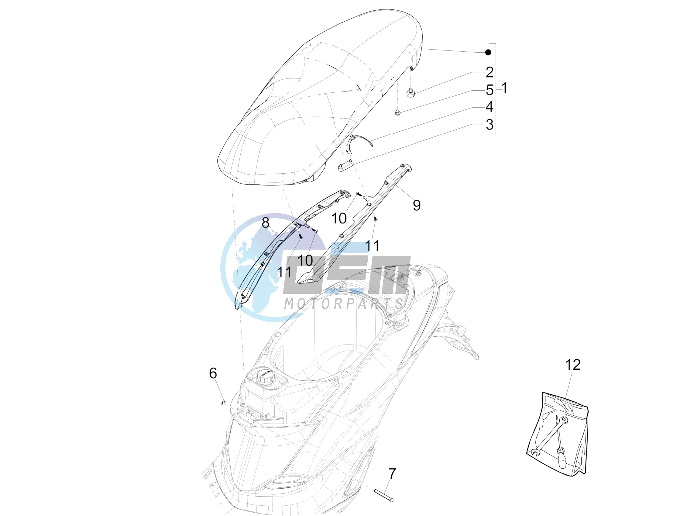 Saddle/seats