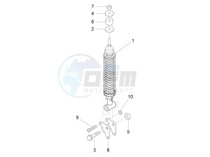 S 125 4T 3V E3 ie Taiwan drawing Rear suspension - Shock absorber - s