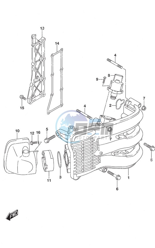 Intake Manifold/ Silencer/Exhaust Cover