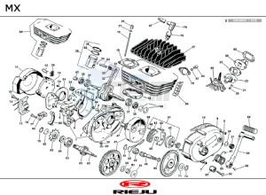 MX-RED 50 drawing ENGINE