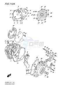 SFV 650 ABS GLADIUS EU drawing CRANKCASE COVER