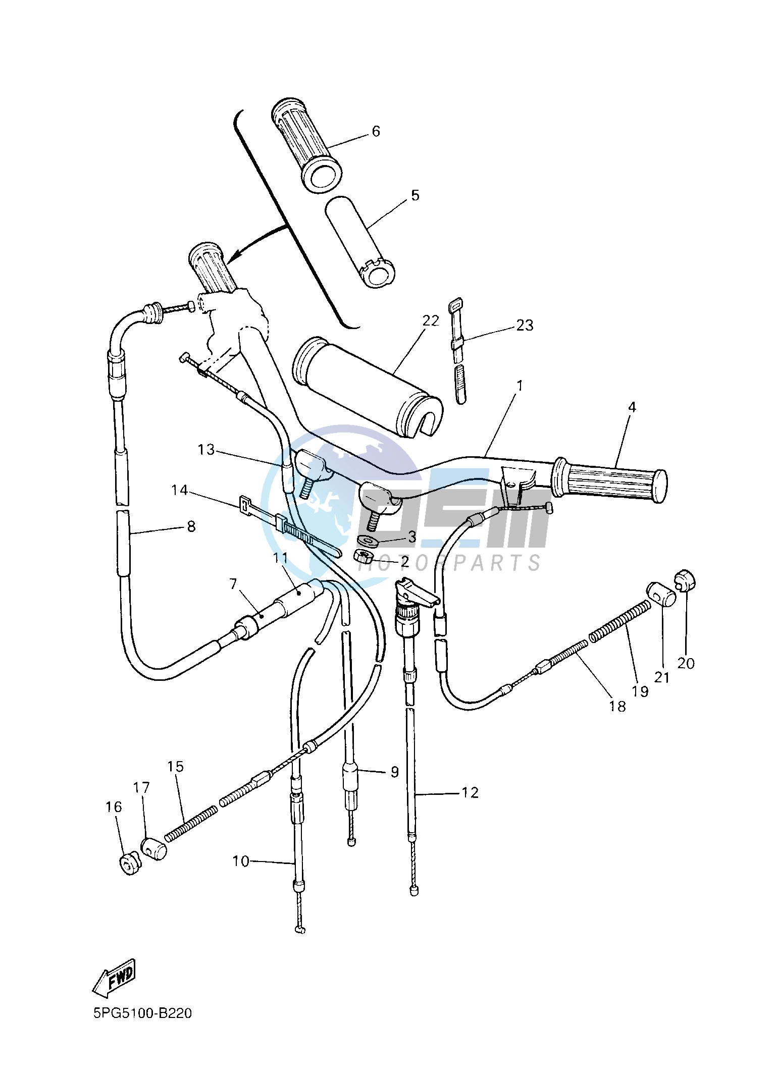 STEERING HANDLE & CABLE