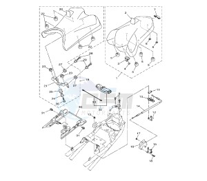 XJ6-N SP 600 drawing SEAT