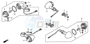 VT750DC SHADOW SPIRIT drawing WINKER