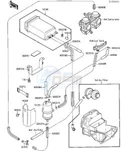 EX 500 A [EX500] (A1-A3) [EX500] drawing FUEL EVAPORATIVE SYSTEM