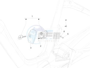 Wi-Bike Uni Deore Comfort 2017 (NAFTA) drawing Locks