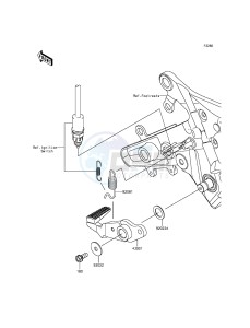 ER-6F_ABS EX650FGF XX (EU ME A(FRICA) drawing Brake Pedal