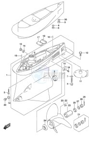 DF 300AP drawing Gear Case