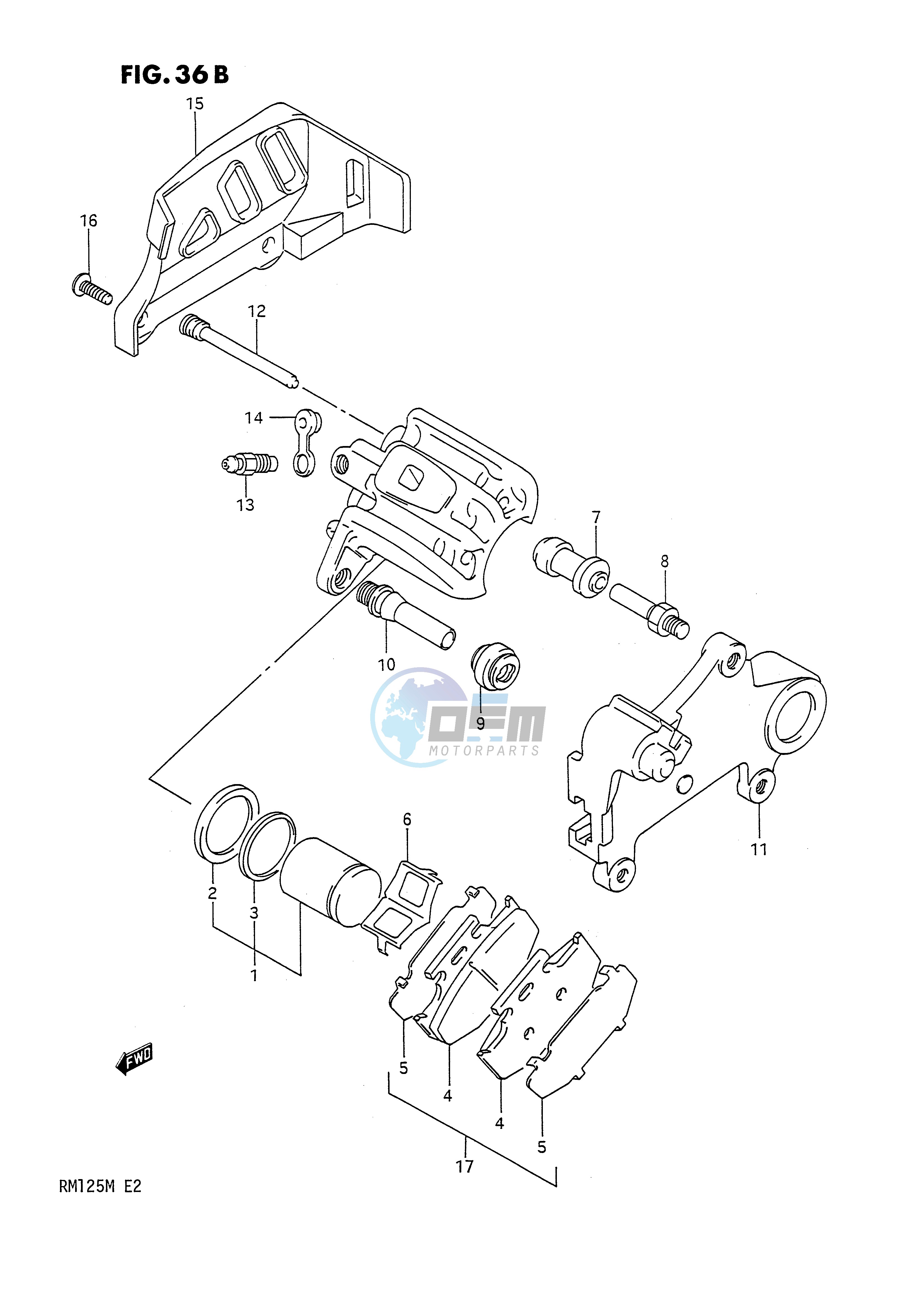 REAR CALIPERS (MODEL M)