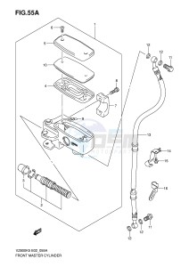 VZ800 (E2) MARAUDER drawing FRONT MASTER CYLINDER (MODEL K7 K8 K9)