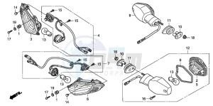 CBR1000RR drawing WINKER