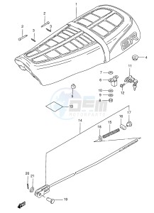 TS185ER (E1) drawing SEAT (MODEL T E24)