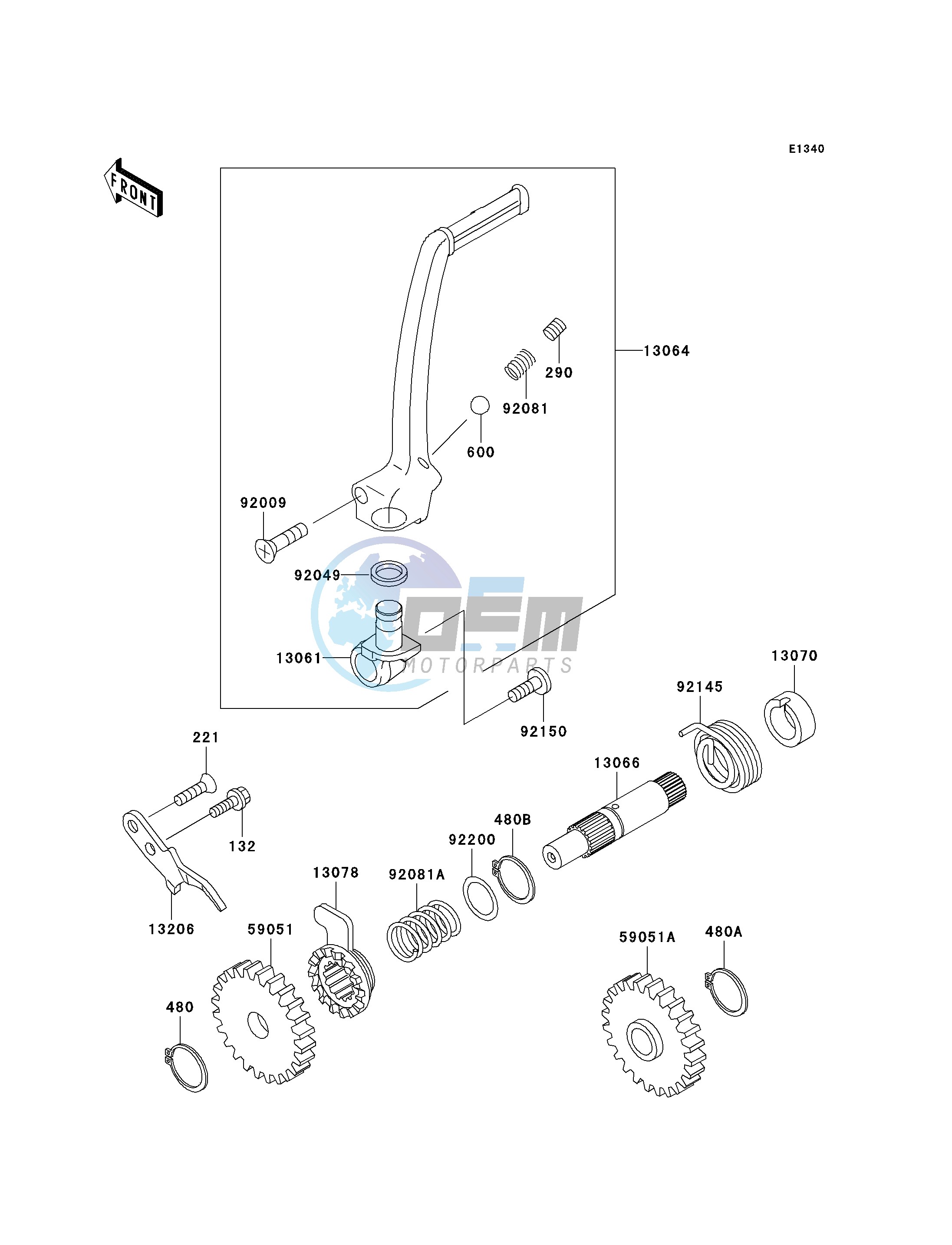 KICKSTARTER MECHANISM