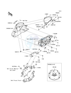 ZR 750 L [Z750 AU] (L7F-L8F) L8F drawing COWLING