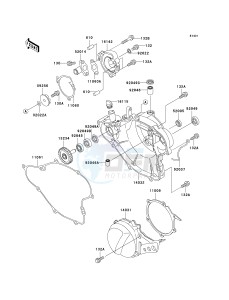 KX 65 A (A6) A6 drawing ENGINE COVER-- S- -