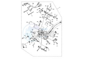 TDM 900 drawing INJECTION SYSTEM