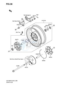 VZ1600 (E2) drawing REAR HUB