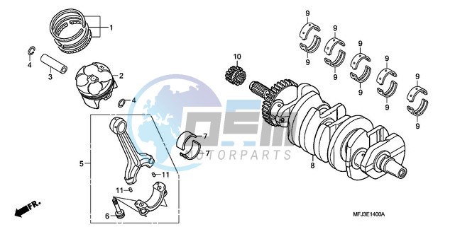 CRANKSHAFT/PISTON