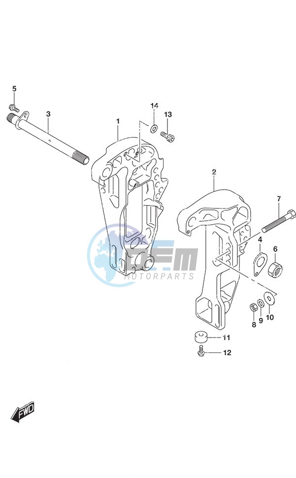 Clamp Bracket High Thrust