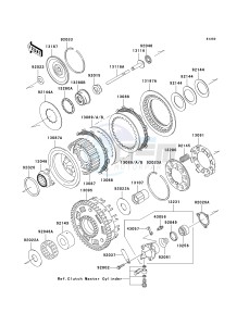 VN 1600 A [VULCAN 1600 CLASSIC] (A6F-A8FA) A7FA drawing CLUTCH