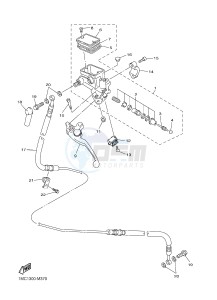 FJR1300A FJR1300A ABS (1MCN) drawing FRONT MASTER CYLINDER 2