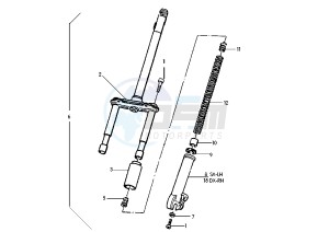 Zip 50 RST drawing Front Fork