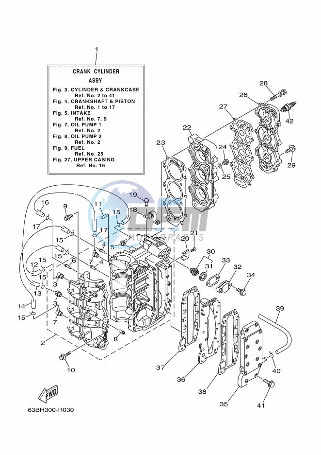 CYLINDER--CRANKCASE