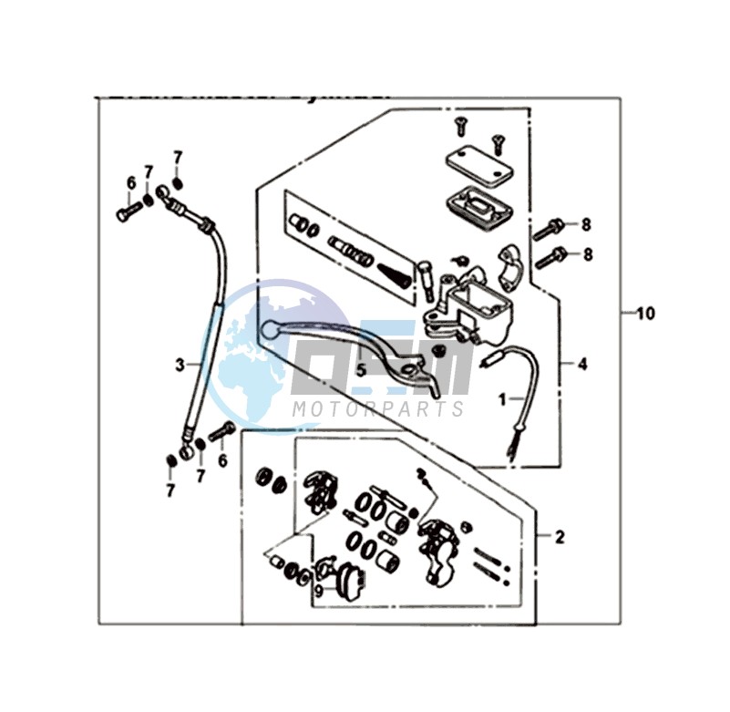 BRAKE CALIPER / BRAKE LEVER