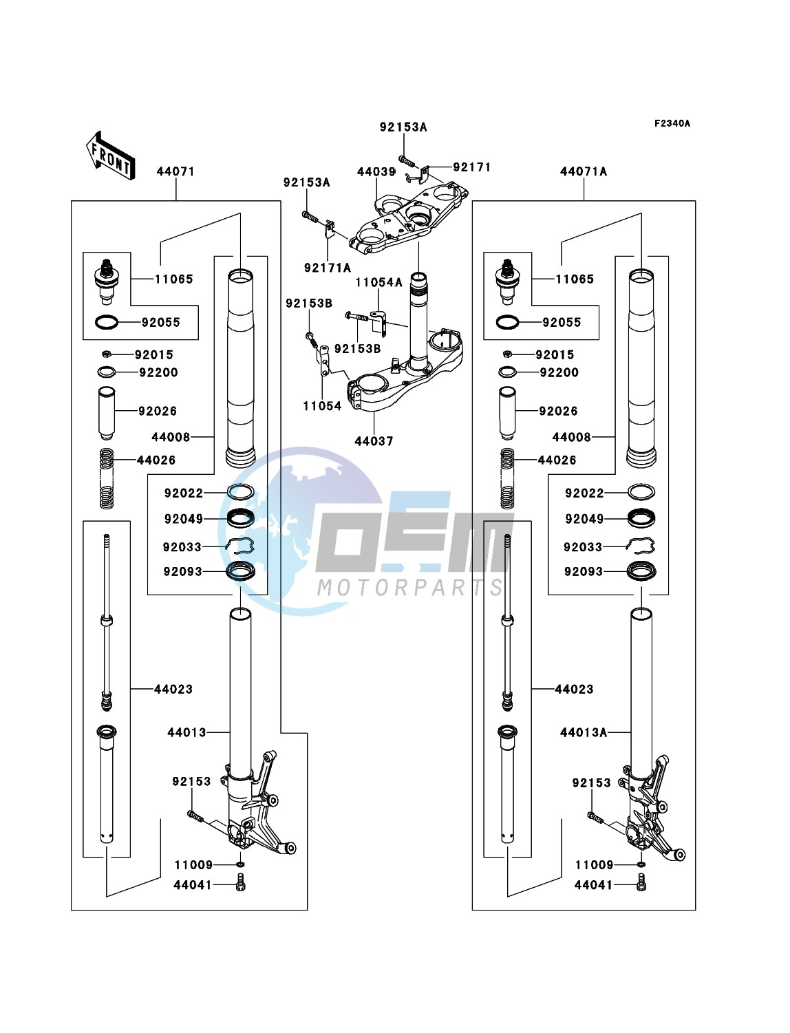 Front Fork(JKBZGT40AAA022219-)