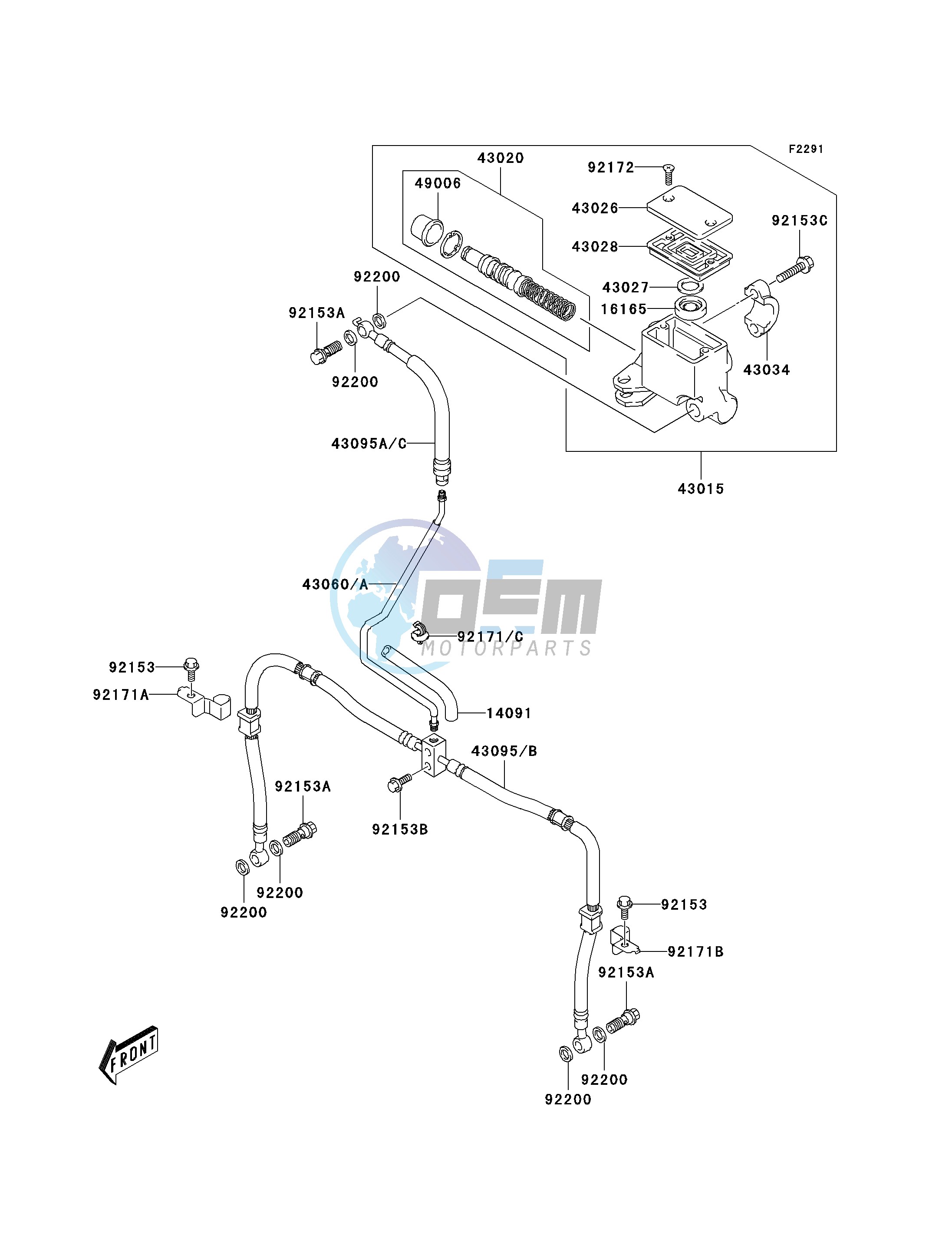 FRONT MASTER CYLINDER