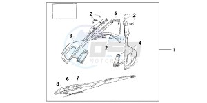 VFR1200FDB drawing REAR CARRIER