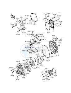 ZZR1400 ABS ZX1400FFF FR GB XX (EU ME A(FRICA) drawing Engine Cover(s)