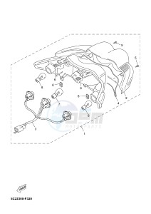 YN50FM NEO'S 4 (2CG4 2CG4) drawing TAILLIGHT