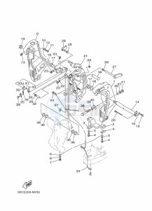 F100BETX drawing FRONT-FAIRING-BRACKET