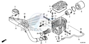 SXS700M2H Europe Direct - (ED) drawing AIR CLEANER