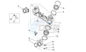 Norge 1200 IE 1200 IE drawing Throttle body