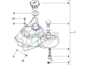 Runner 50 Pure Jet drawing Oil tank