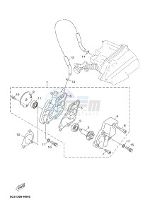 YN50F OVETTO 4 (2ACE) drawing WATER PUMP