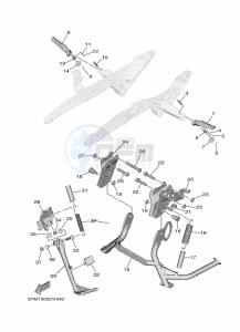 CZD300-A XMAX 300 (BY34) drawing CLUTCH