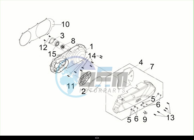 L. CRANK CASE COVER