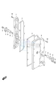 DF 250AP drawing Exhaust Cover