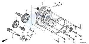 NSC50E Vision 50 - NSC50E UK - (E) drawing TRANSMISSION