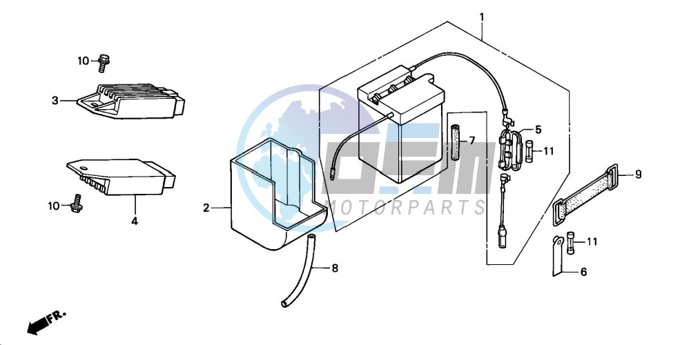 BATTERY/REGULATOR