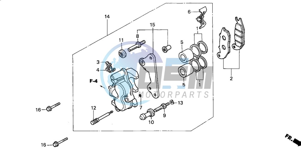 FRONT BRAKE CALIPER