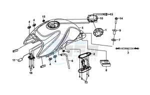 WOLF SB125Ni (PU12EA-EU) (L8-M0) drawing FUEL TANK - FUEL REGULATOR