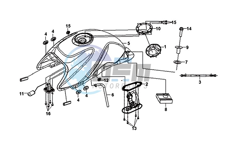 FUEL TANK - FUEL REGULATOR